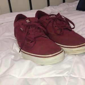 Men’s Burgundy Vans size 13